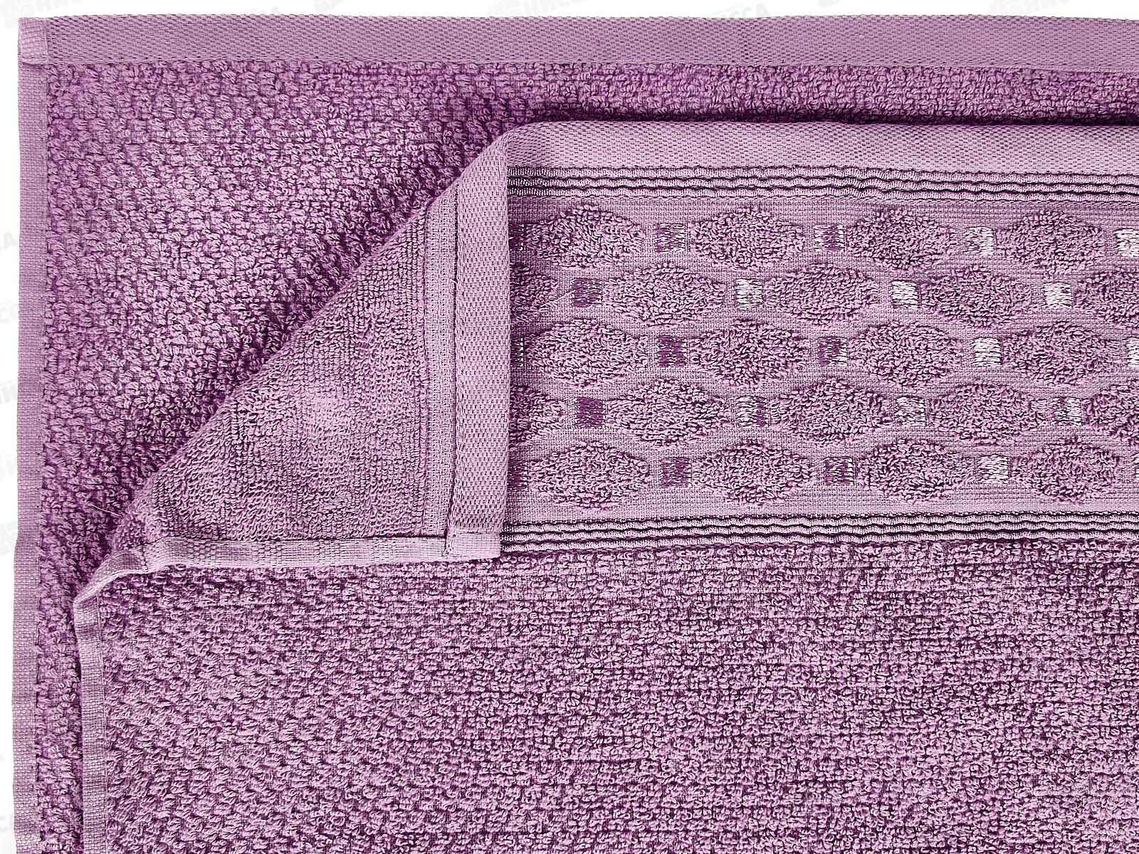 Полотенце махровое 70*130 LuxoR Латис сиреневый