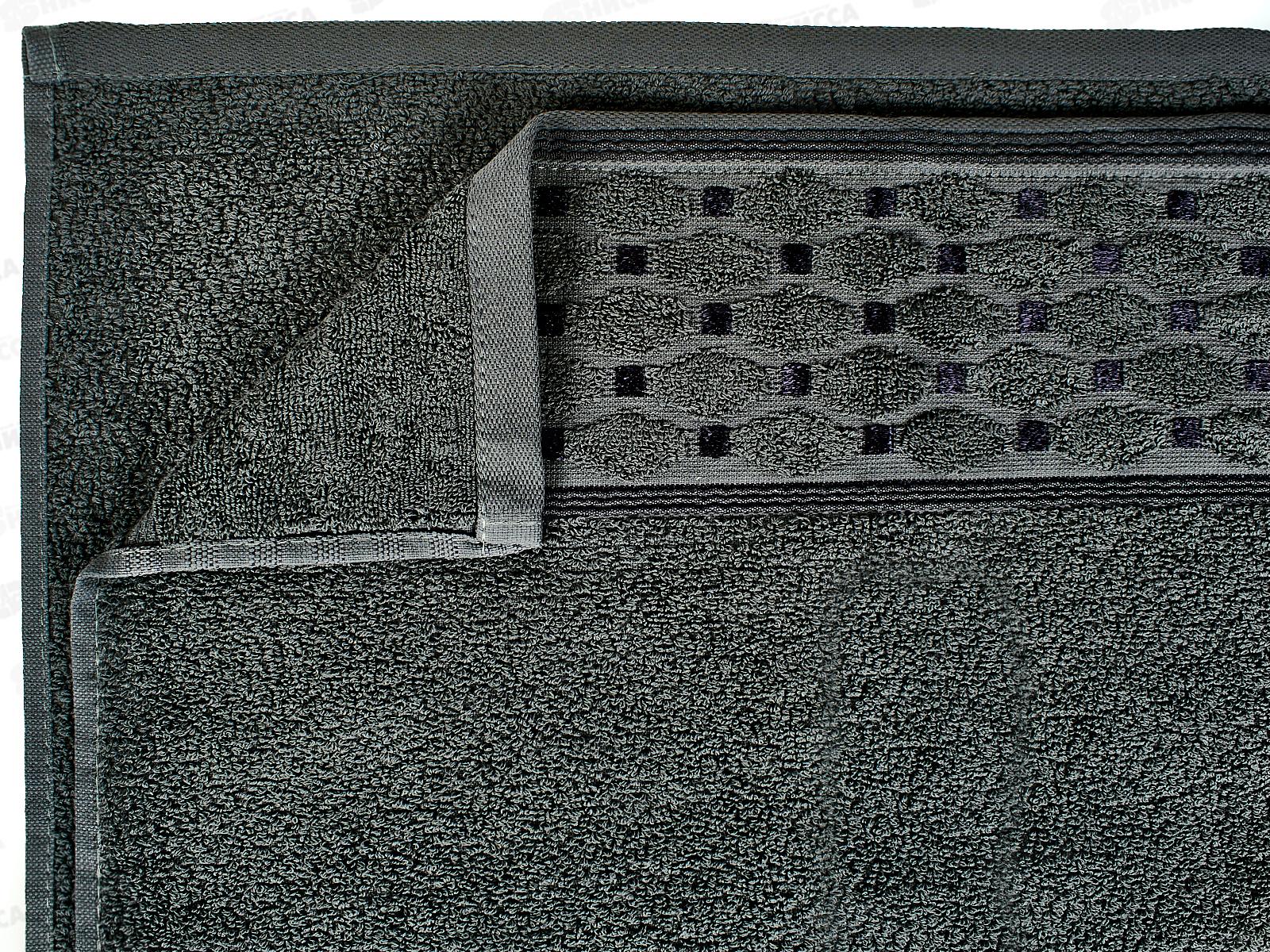 Полотенце махровое 70*130 LuxoR Латис темно-серый