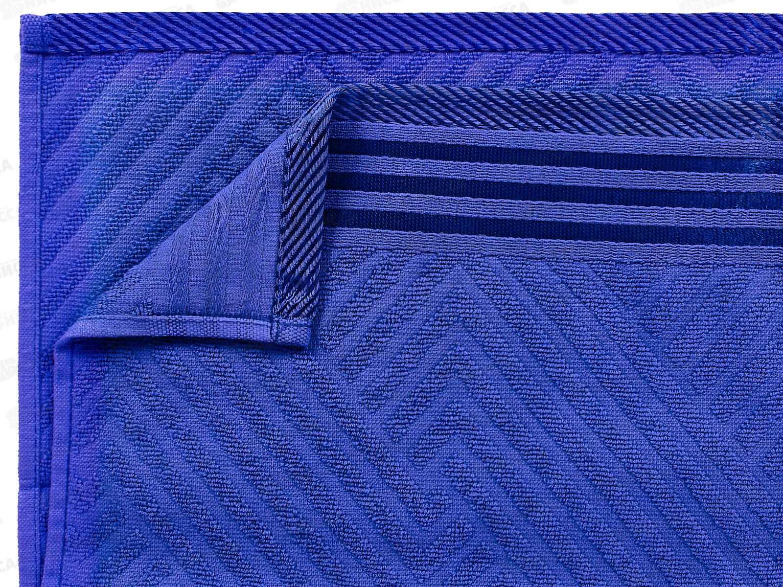 Полотенце махровое 30*60 LuxoR Модерн темно-синий