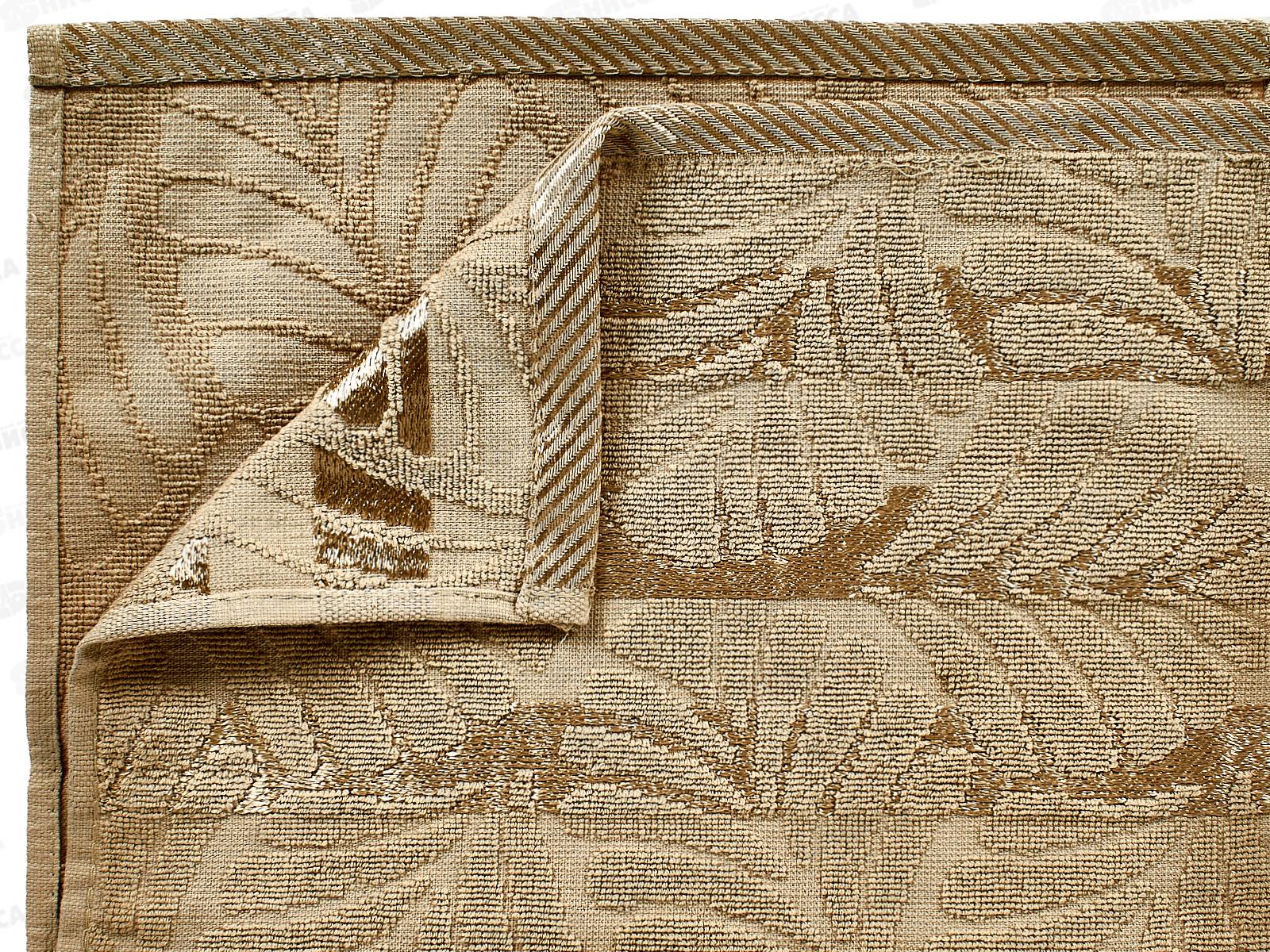 Полотенце махровое 70*130 LuxoR Флора бежевый