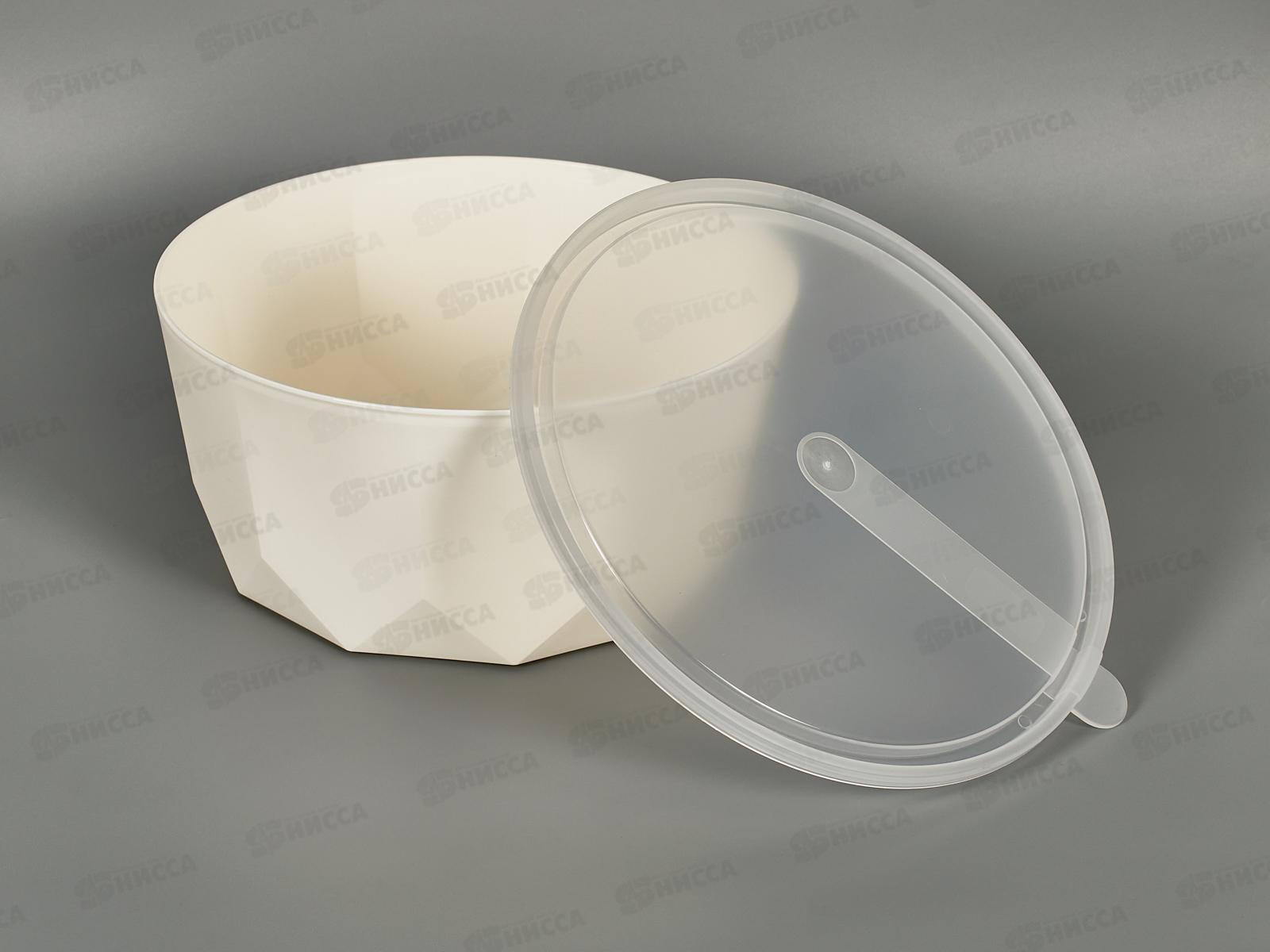 Салатник &quotPlast Team&quot 4,6л с/к молочный туман РТ171510048 *12