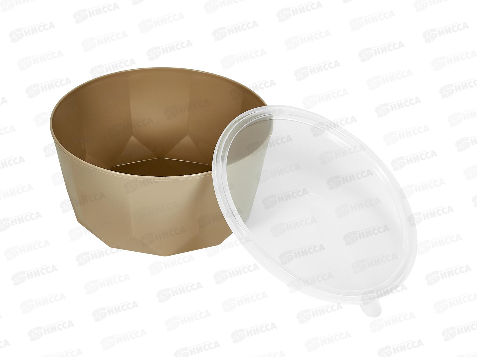 Салатник &quotPlast Team&quot 3,1л с/к шок мокко РТ171410015 *15