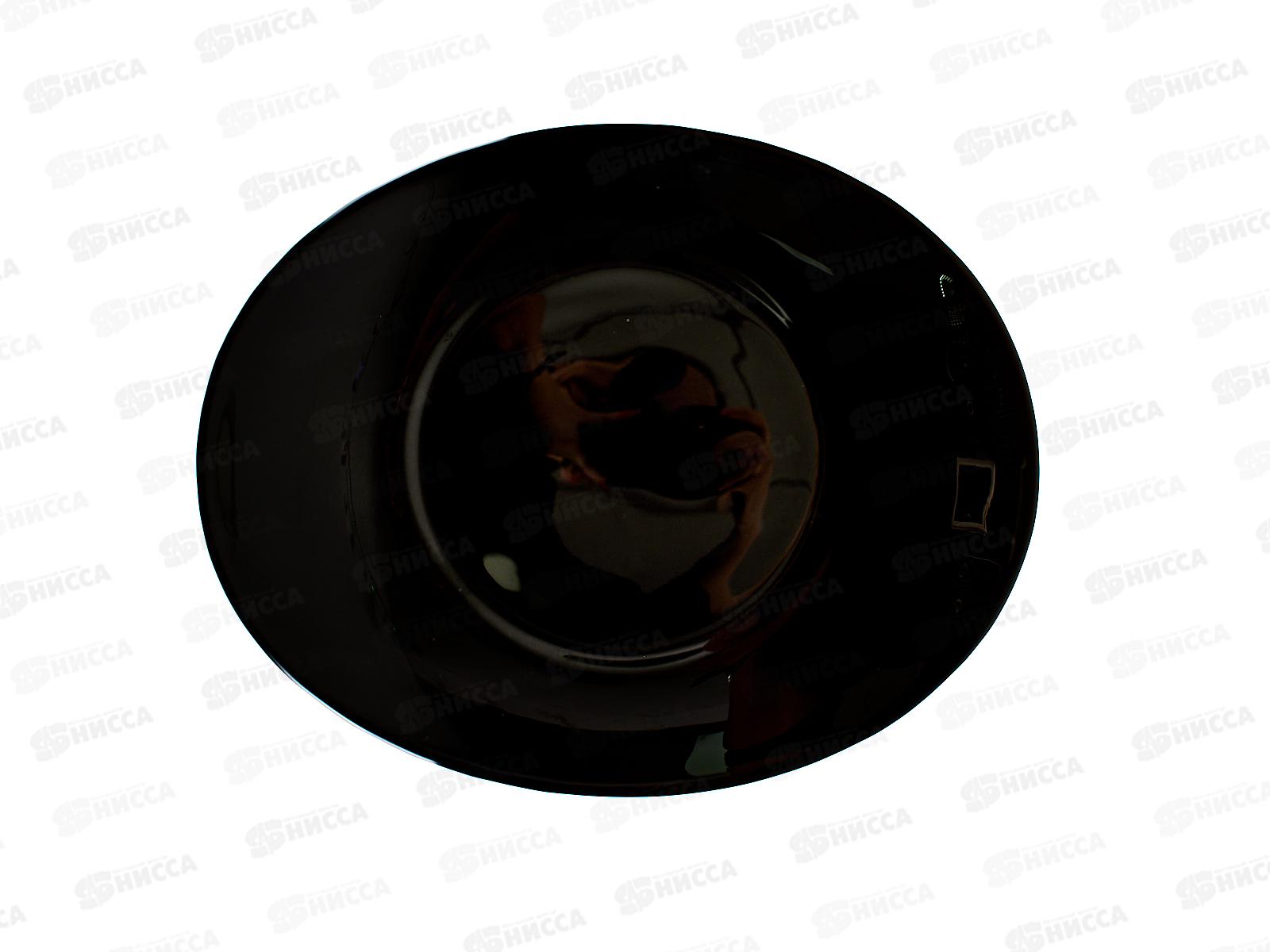 Тарелка плоская овальная 21,5*17,7см Черный 10ч-то8,5 *6/48