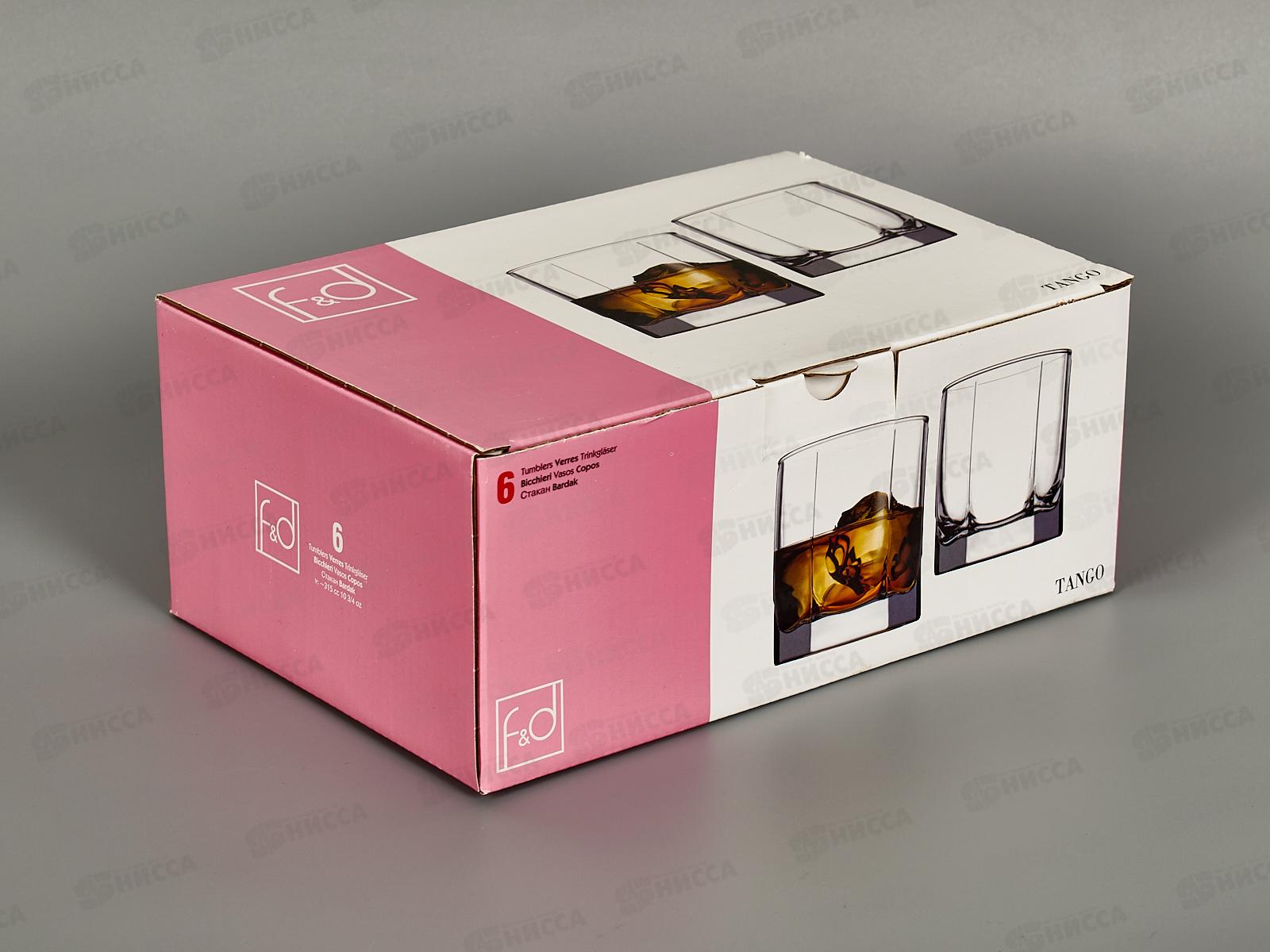 Набор стакан 6шт д/виски TANGO 315мл 42945  *8