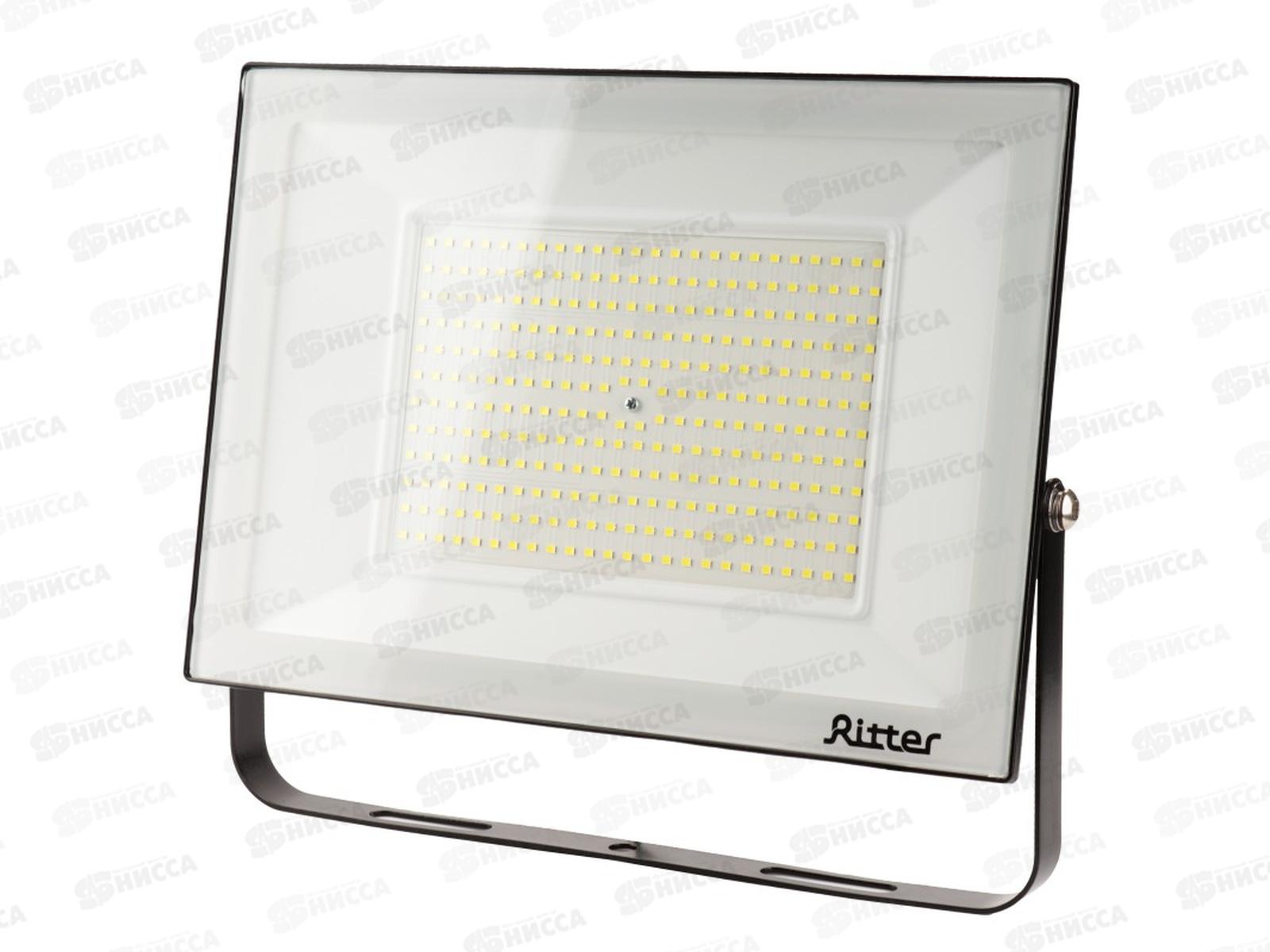 Прожектор светодиодный Ritter PROFI, 230В, 200Вт, 6500К, 20000Лм, IP65, черный, 53412