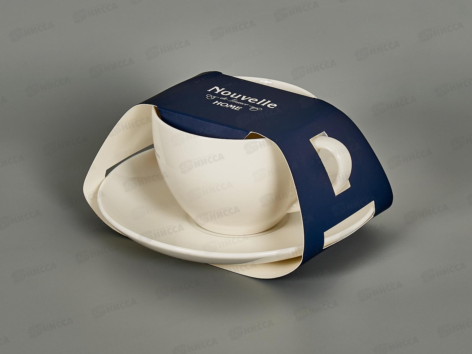 Чашка с блюдцем &quotNotele&quot v=250мл (фарфор), 0462027  *24