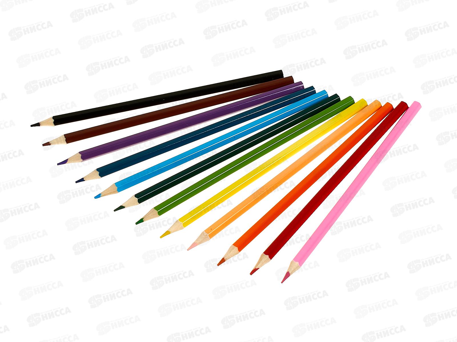 Карандаши 12цв Hatber Плюшевые панды &quotECO&quot 087797 *12/240