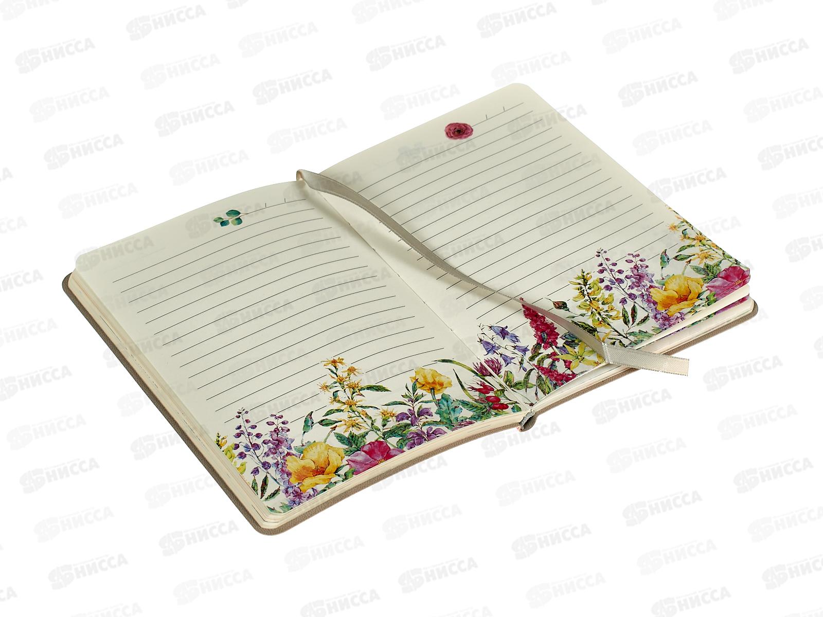 Кн.зап. ЭКСМ А6+ 80л Цветы на голубом КЗАК6803002