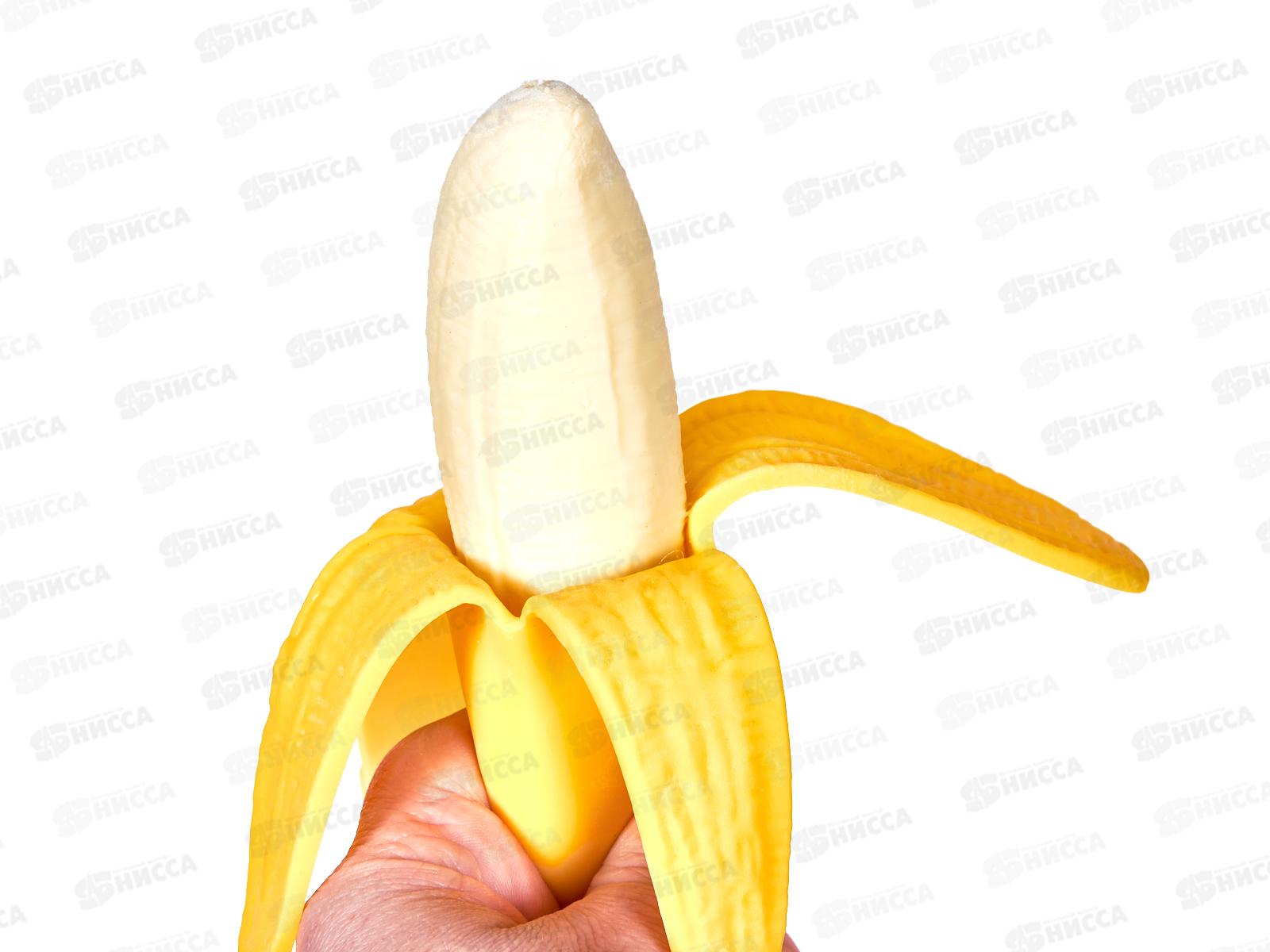 Игрушка-антистресс Банан 17х4х4см, 4022-2  АТМ