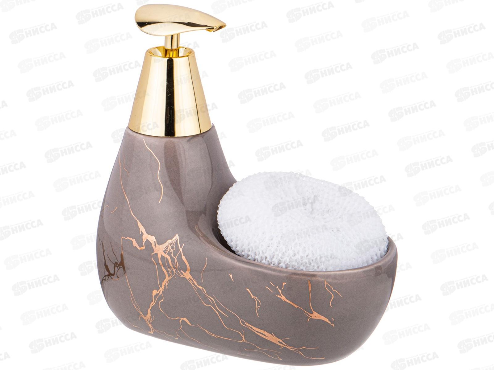 Дозатор для моющего средства Fantasy 350мл+губка 755-227 *12