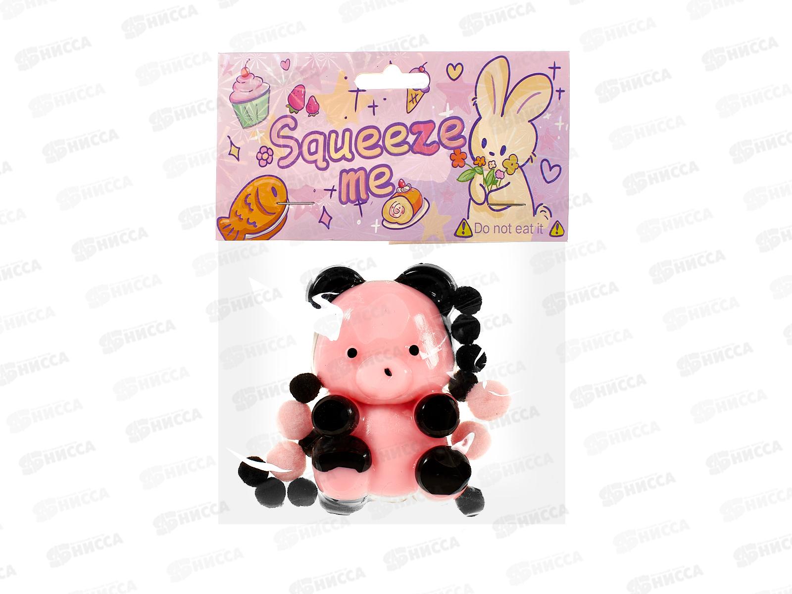 Антистресс-Сквиш №19-47 &quotМишка Сладкий&quot 9см, пакет  *12