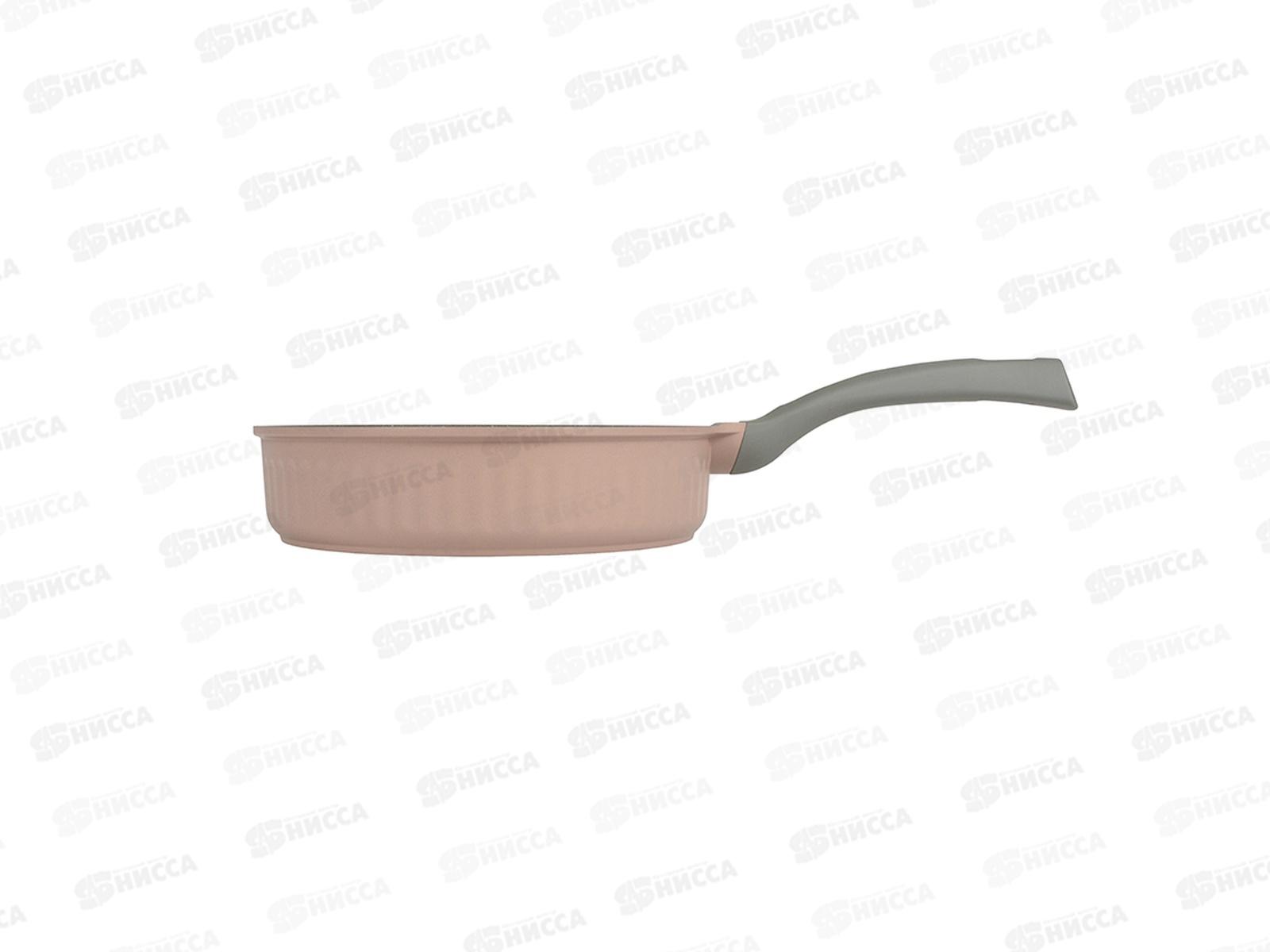 Сковорода Stella cappuccino 220мм с ручкой АП сск220а
