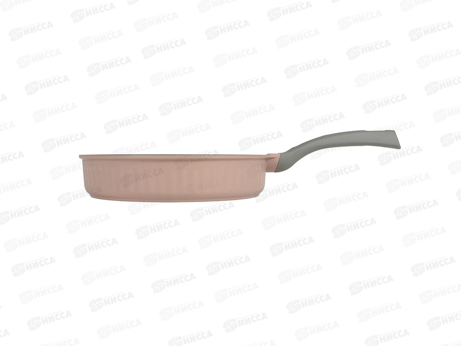 Сковорода Stella cappuccino 280мм с ручкой АП сск280а