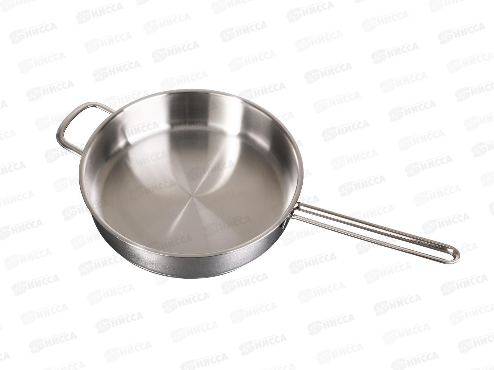 Сковорода &quotSAFIA&quot 2,2л, д.24см со металлической крышкой, SF-FP2224M