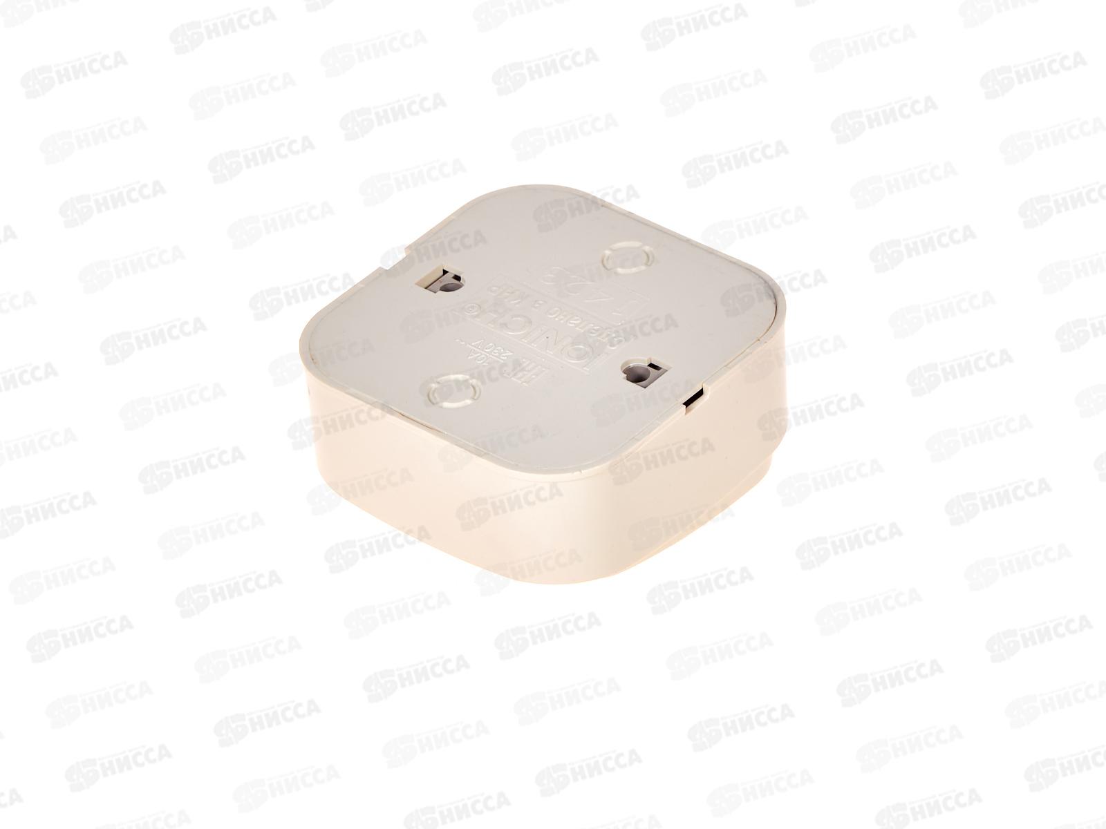 Выключатель IONICH 1-клавиша открытая установка, 10А, 220В &quotСлоновая кость&quot ,1423*10