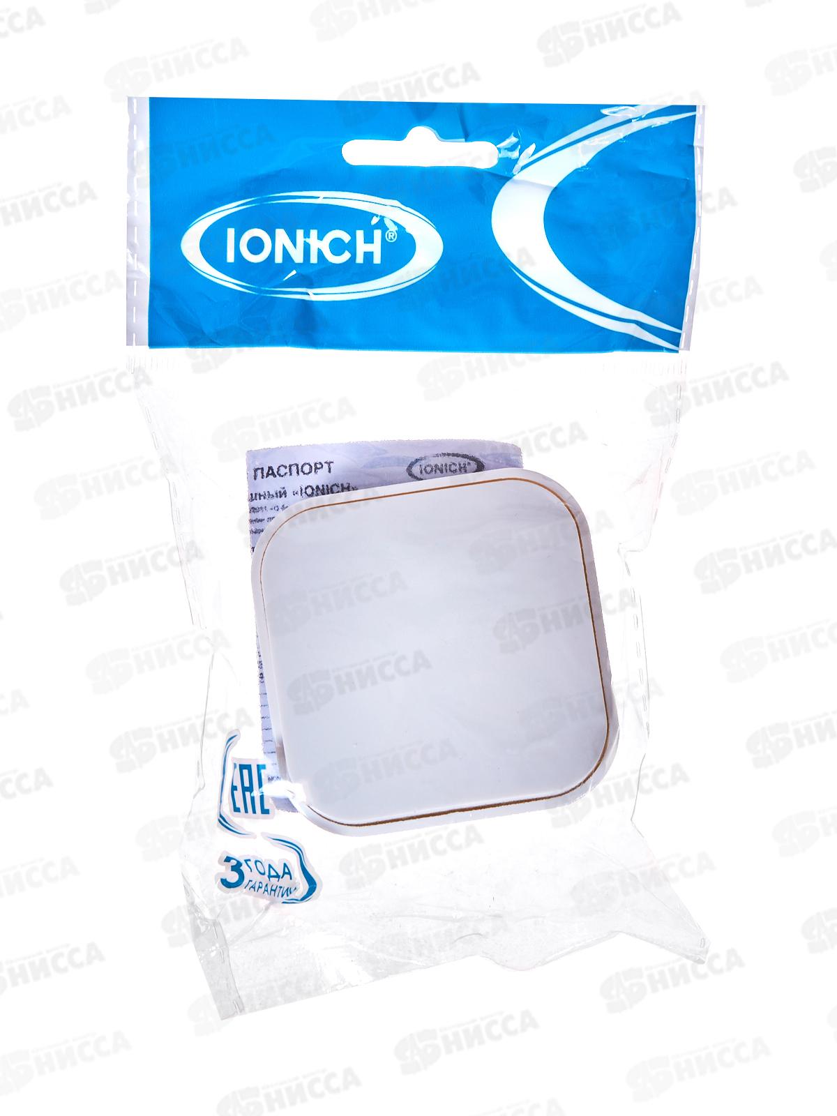 Выключатель IONICH 1-клавиша открытая установка, 10А, 220В белый,1411 *10