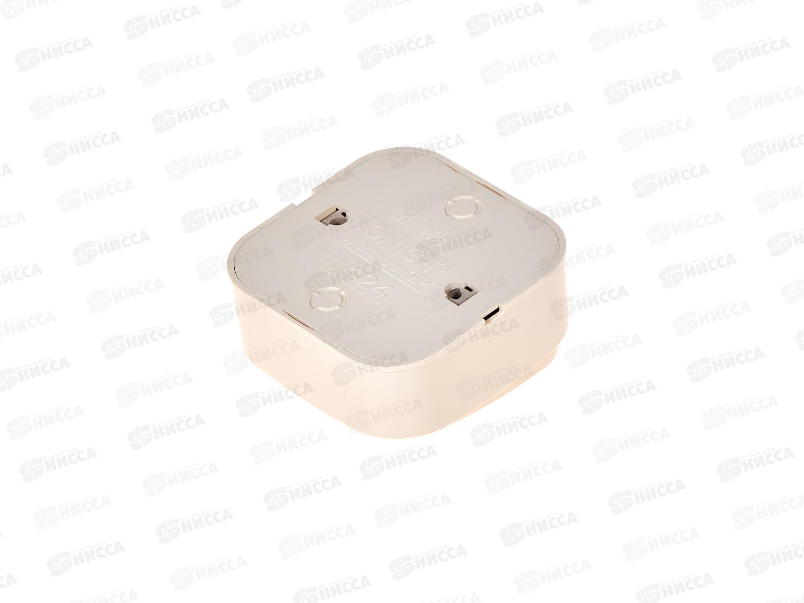 Выключатель IONICH 1-клавиша открытая установка, 10А, 220В &quotСлоновая кость&quot подсветка,1424*10