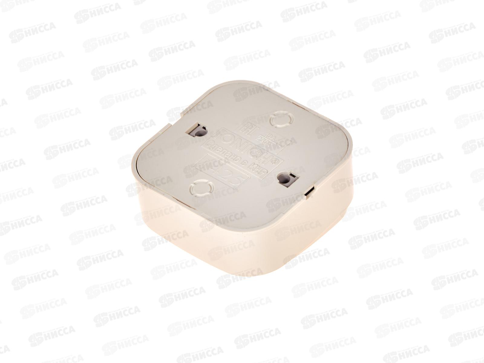 Выключатель IONICH 2-клавиши открытая установка, 10А, 220В &quotСлоновая кость&quot1425 *10