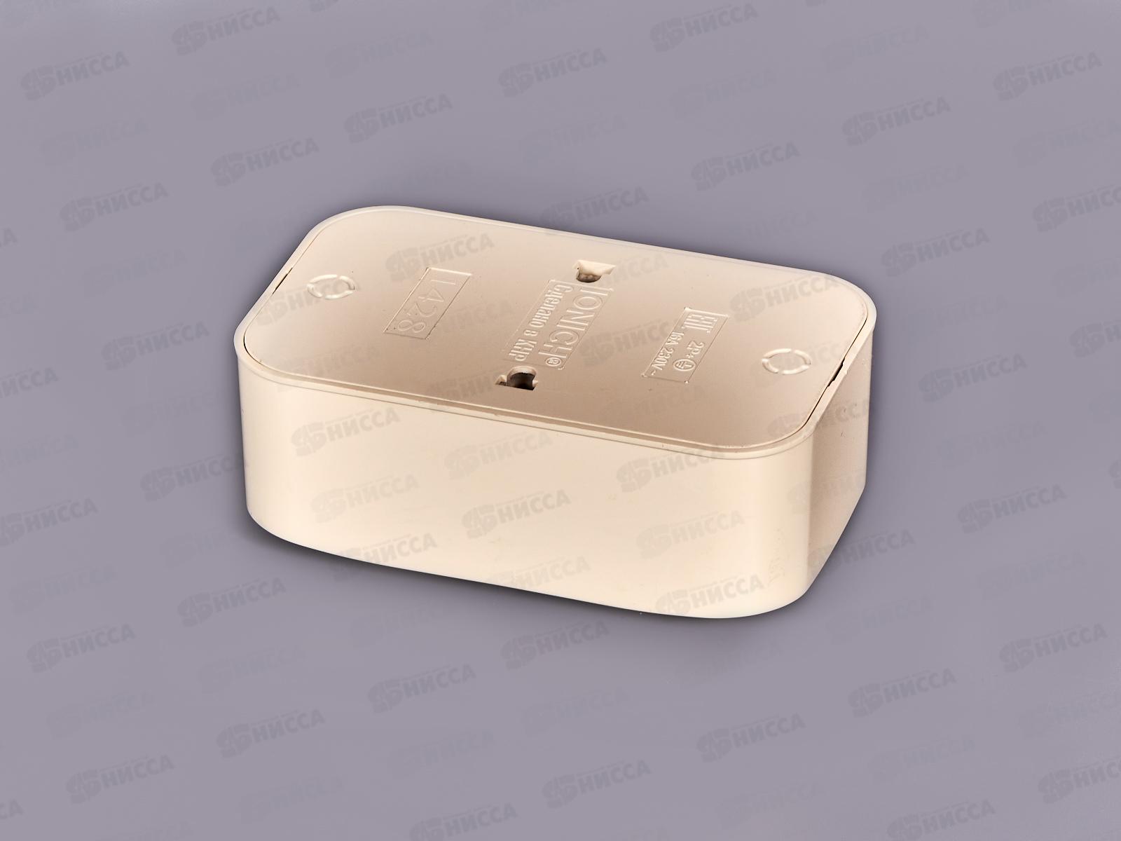 Розетка IONICH 2-местная открытой установки, с заземлением, 16А, 220В слоновая кость,керамика,1428*10