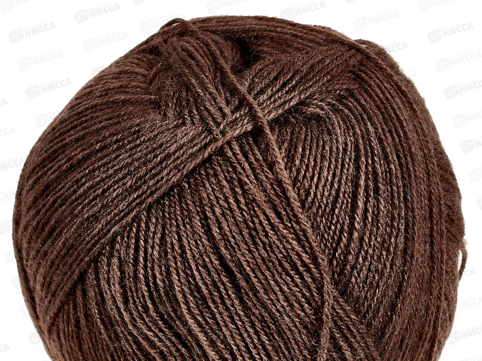 Пряжа Кроссбред Бразилии Грильяж шер/акр 100гр 500м 173