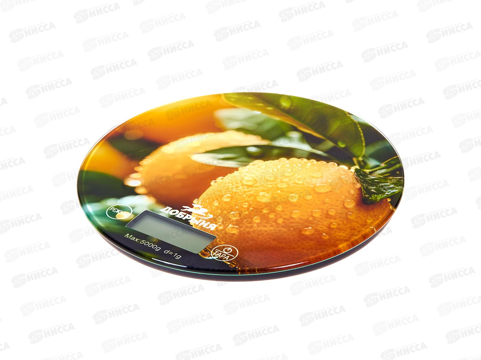 Весы кухонные DO-3012C 5кг Апельсины Добрыня