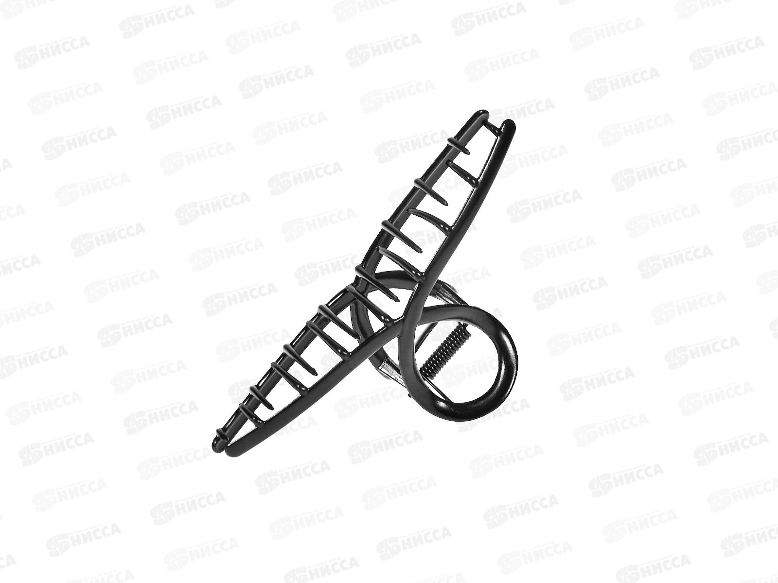 Краб металл 11см &quotБант&quot черный №10196