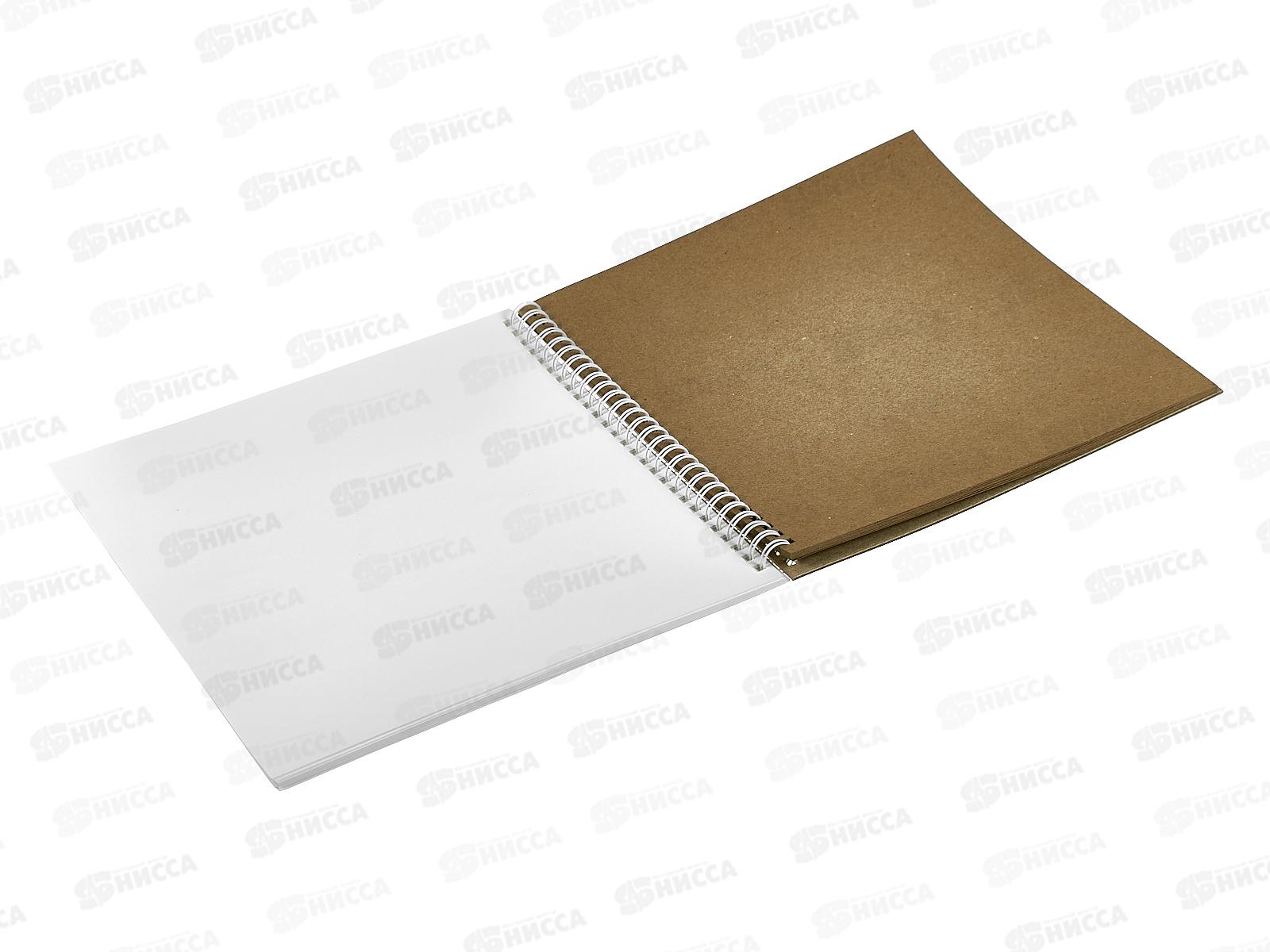 Скетчбук 40л Hatber SketchBook, Увидеть Париж, без линовки, 40Б4Агр