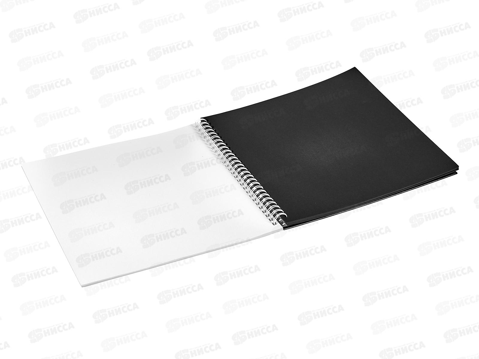 Скетчбук 40л Hatber SketchBook, Skull Roses, без линовки, 40Б4Агр