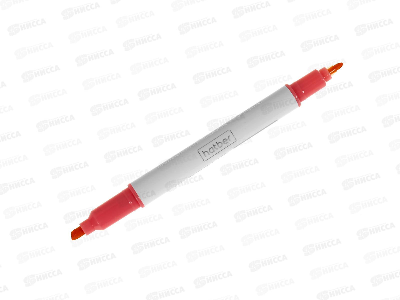 Артмаркер Hatber Mildtone Pastel,двухсторонний розовый  060863 *12