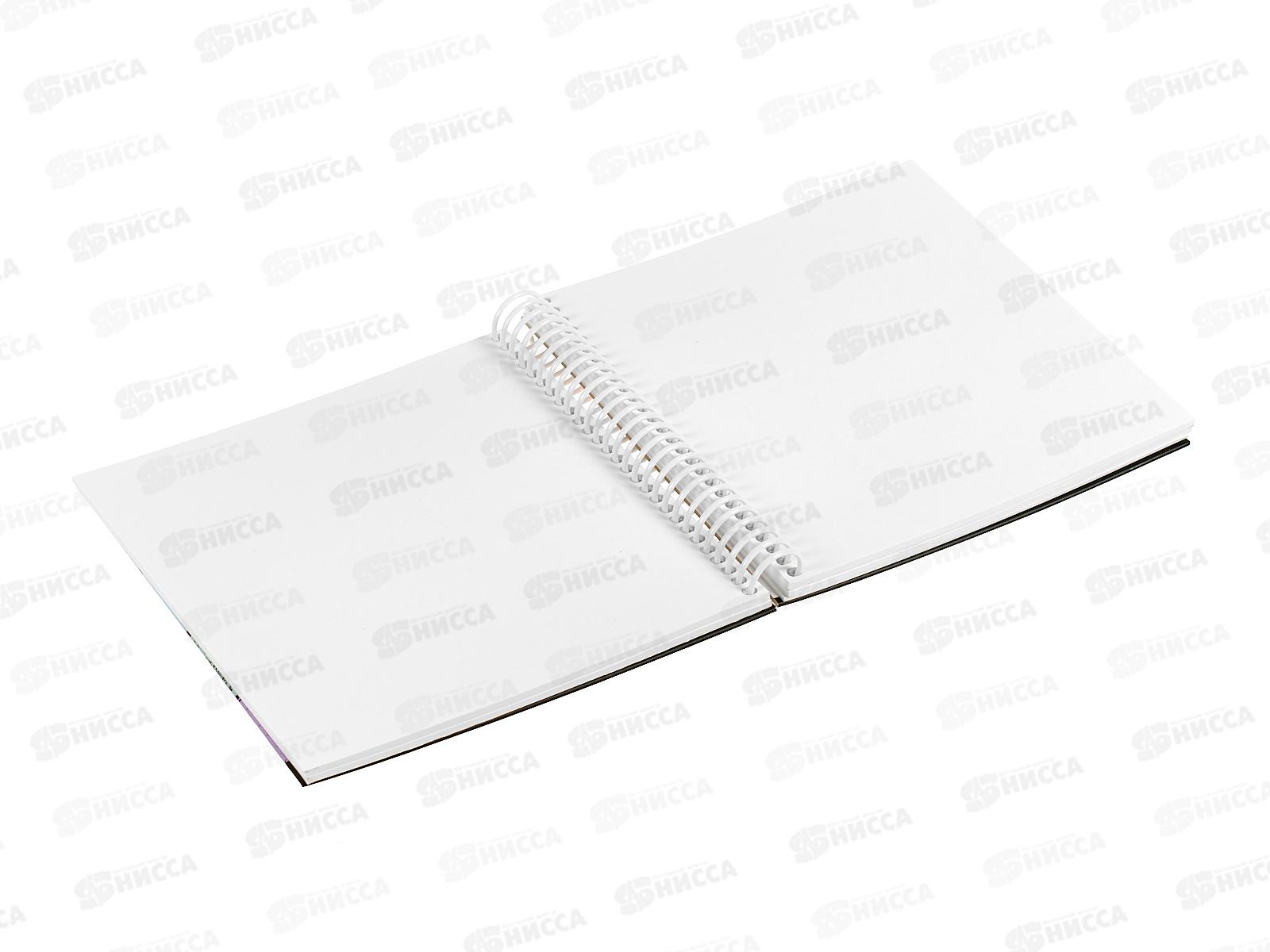 Скетчбук 80л Hatber SketchBook, Simply Colours, без линовки,17197