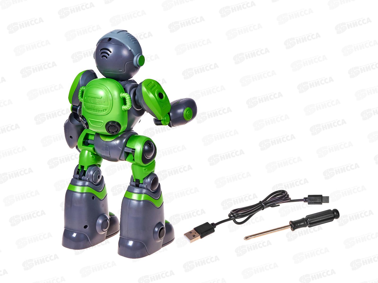 Робот на радиоуправлении (свет, звук, сенсор, на батар.) BG1538