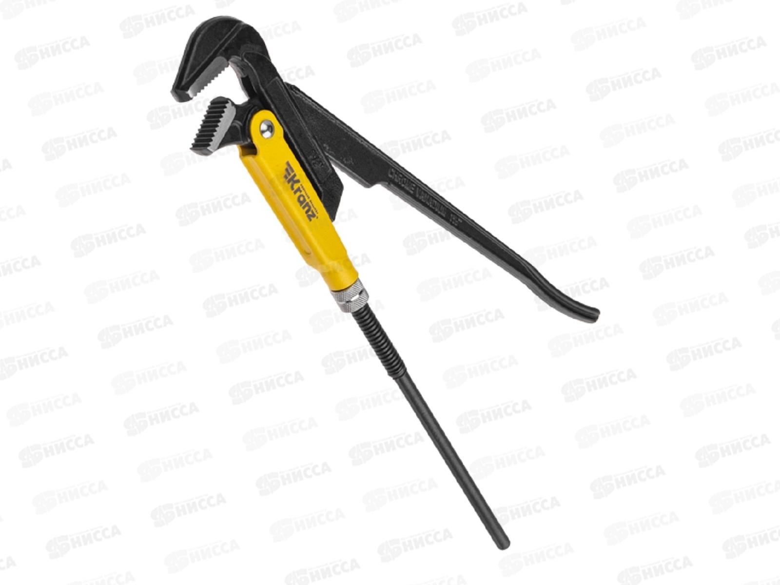 Ключ трубный рычажный KRANZ № 2, 400мм, литой, KR-12-5903