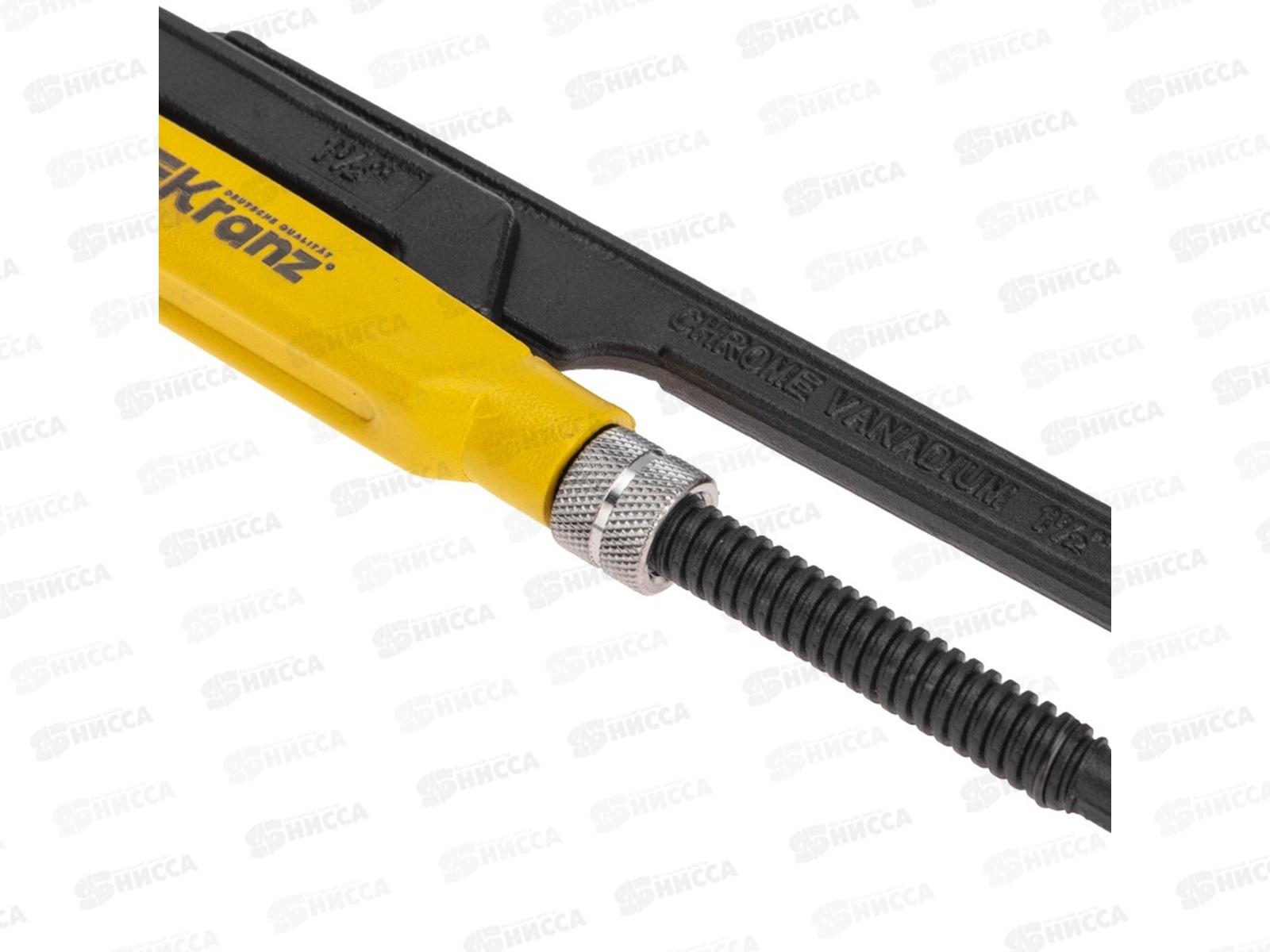 Ключ трубный рычажный KRANZ № 2, 400мм, литой, KR-12-5903