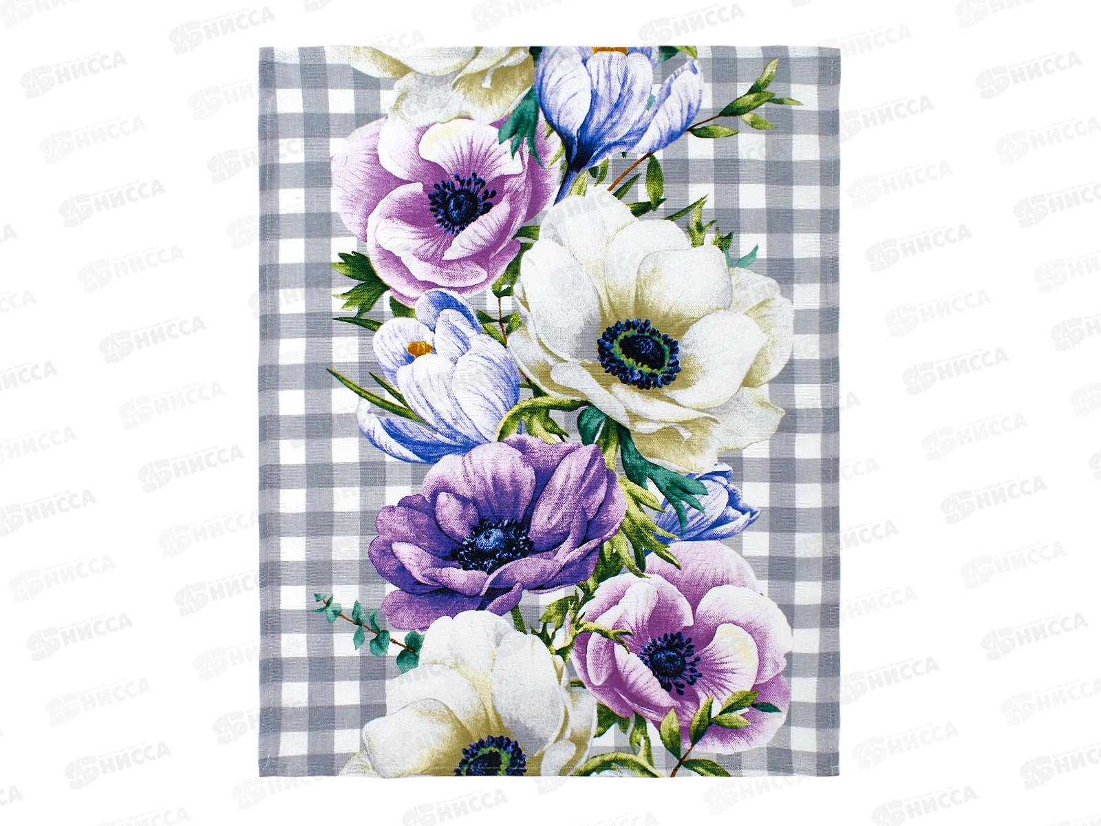 Полотенце из рогожки 60*45 Серенада, в ассортименте