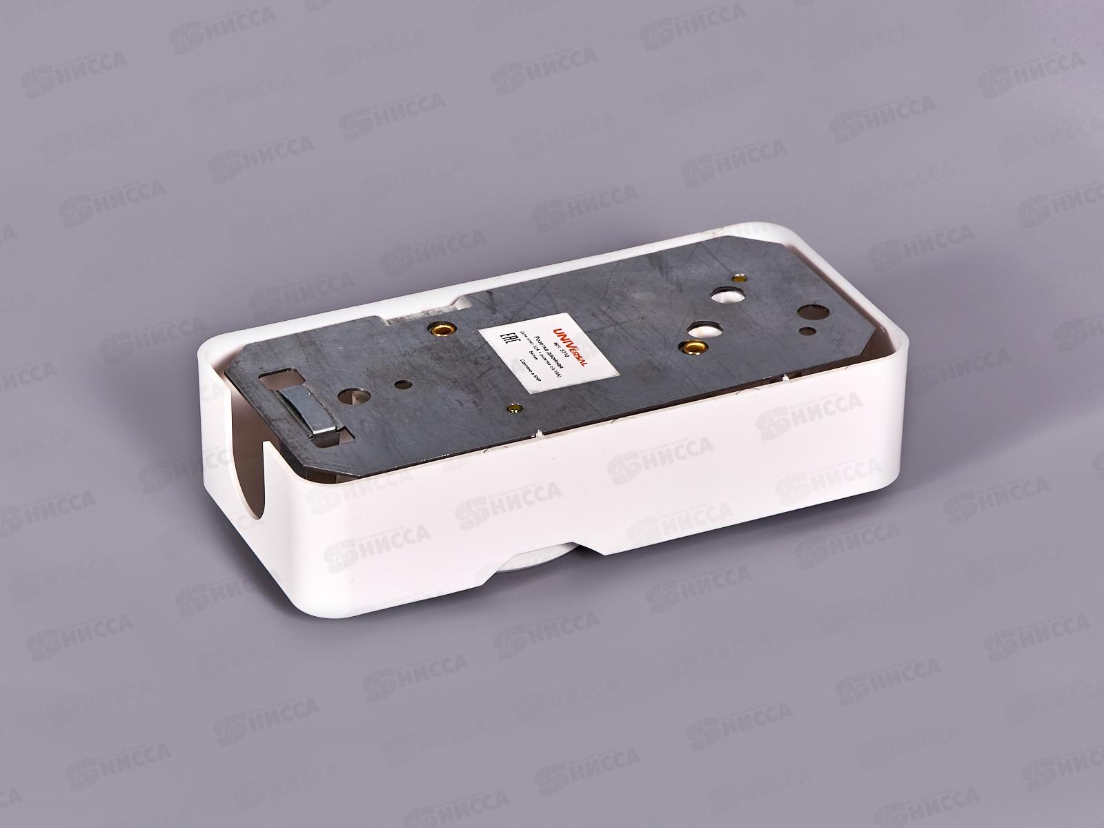 Розетка двойная UNIVersal (для плит 32А+розетка с/з) белая,5310