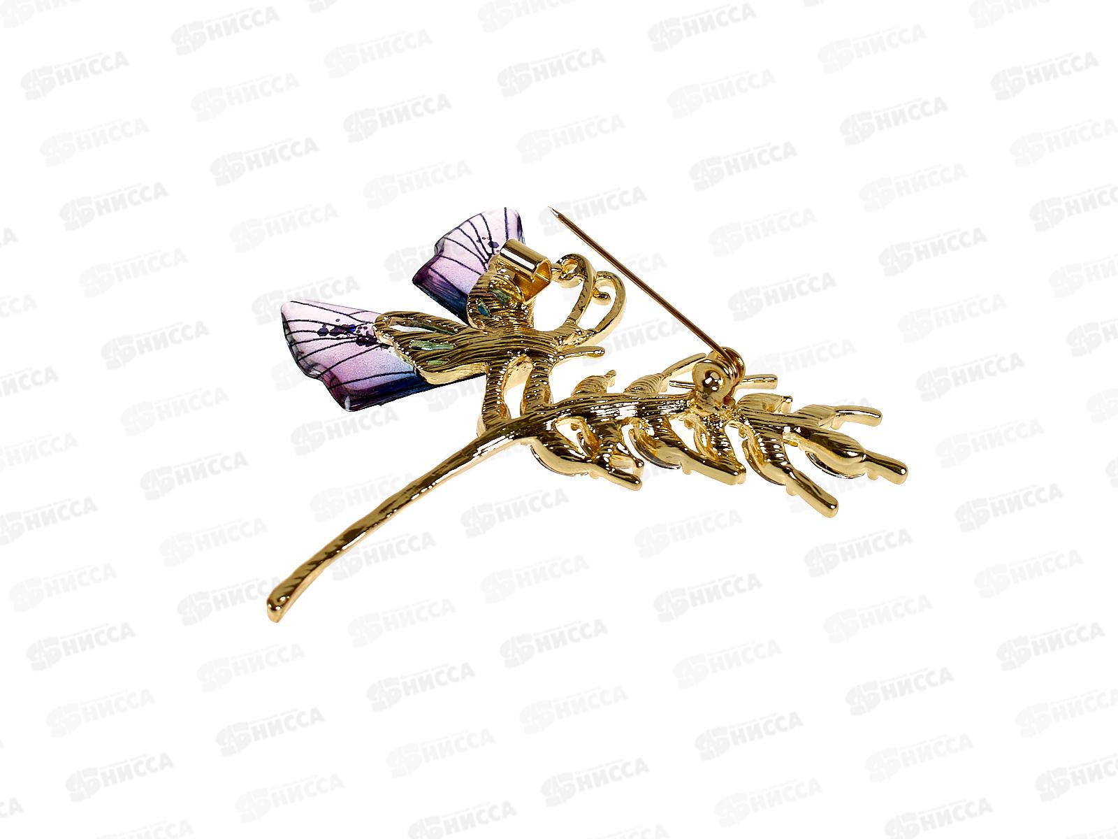 Брошь &quotKLEVER KS&quot Бабочка на колоске 546-238