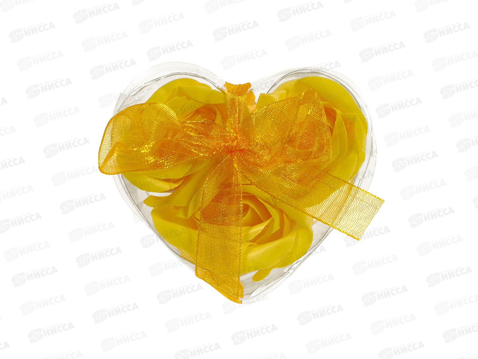 Набор под. &quotЖелтые розы&quot 3 мыльных лепестка 6962261