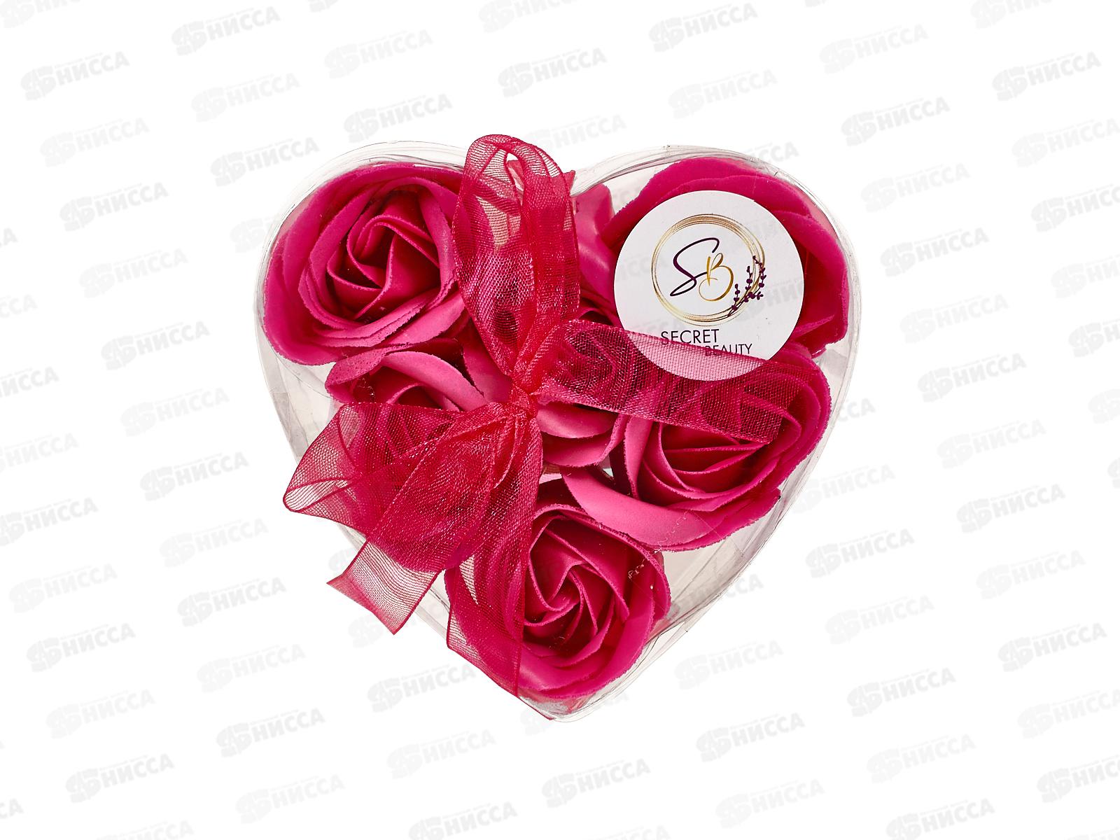 Набор под. &quotБордовые розы&quot 6 мыльных лепестков 6962269