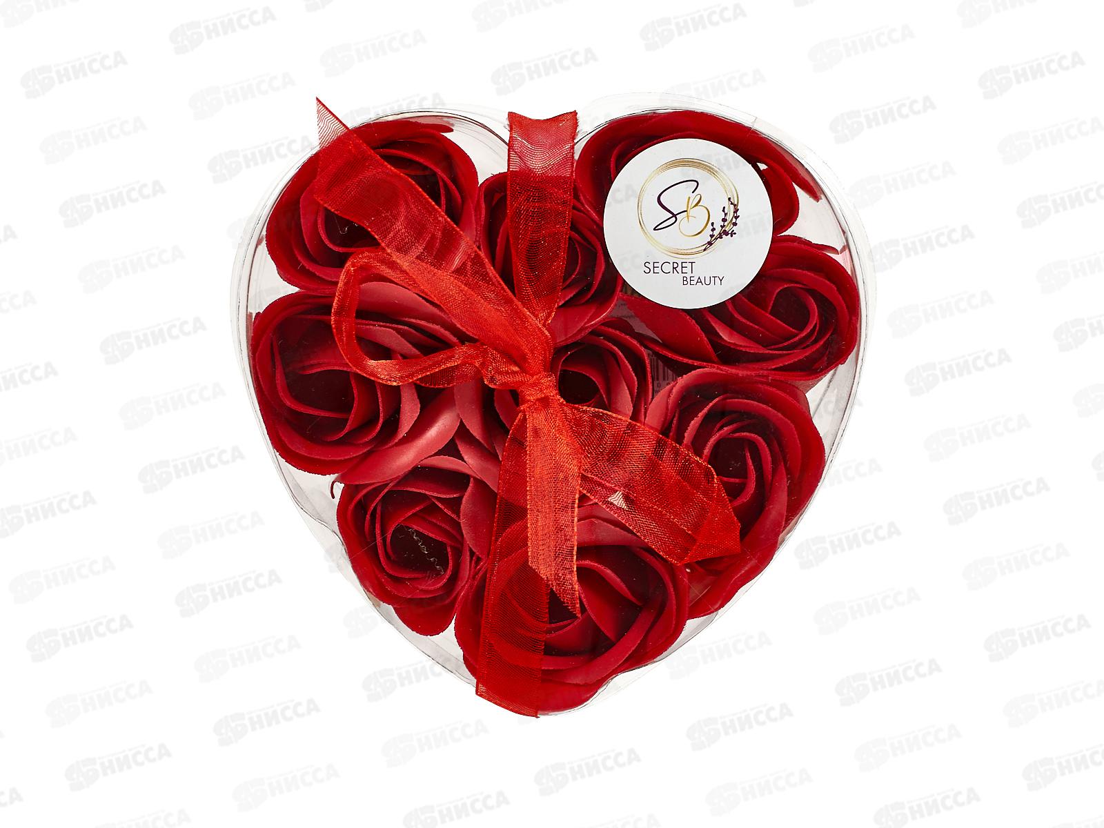 Набор под. &quotКрасные розы&quot 9 мыльных лепестков 6962271