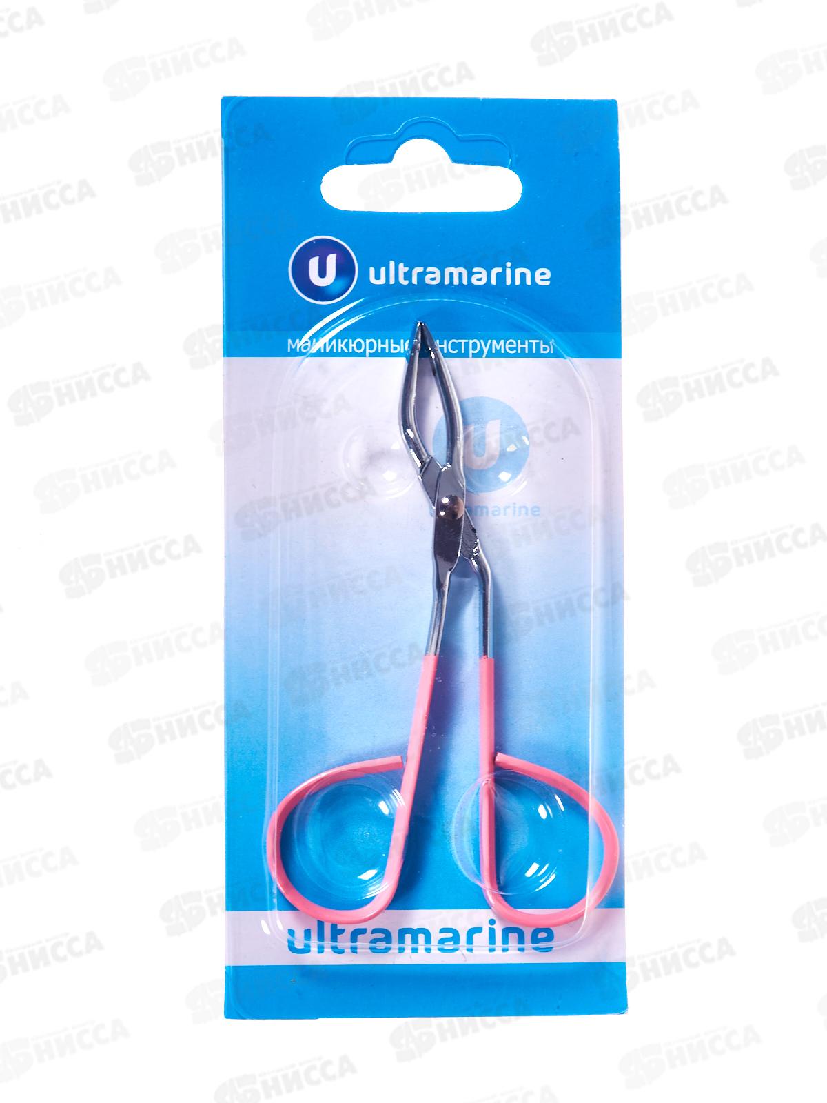 Пинцет-ножницы д/бровей &quotUltramarine-Bon Kapriz&quot 8,5*5,3см 787-382