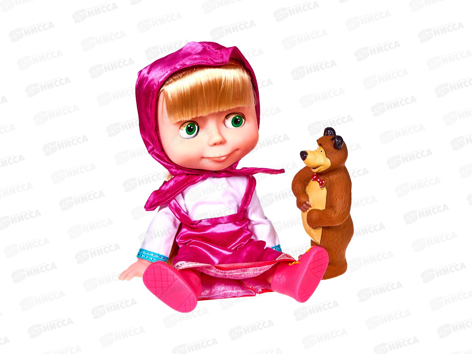 Кукла &quotКАРАПУЗ&quot Маша 83034S23, 25см, озвуч., медведь, в коробке 355525