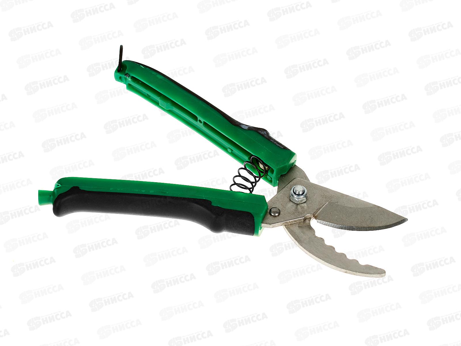 Секатор плоскостной, 220мм, РОСТОК стальные закаленные лезвия, двухкомпонентные рукоятки, 40203