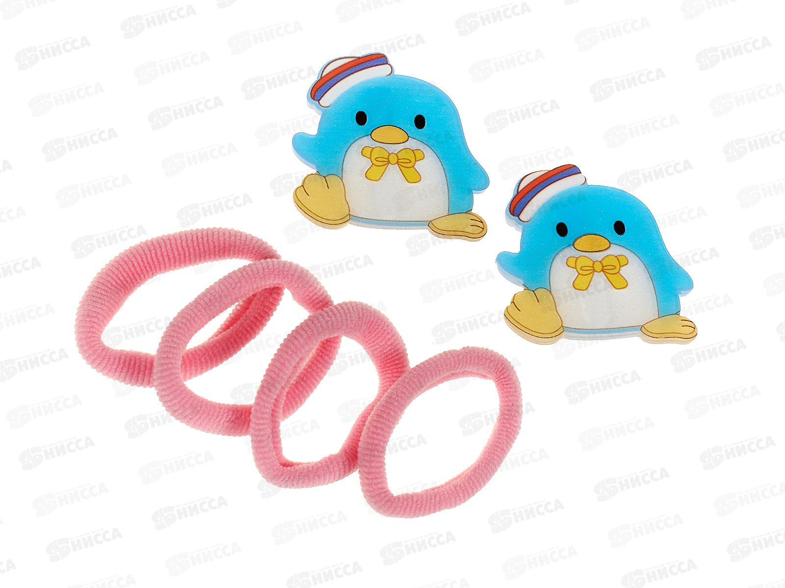 Аксессуар д/в &quotРозовое облако&quot (резинки, зажимы) 753-429