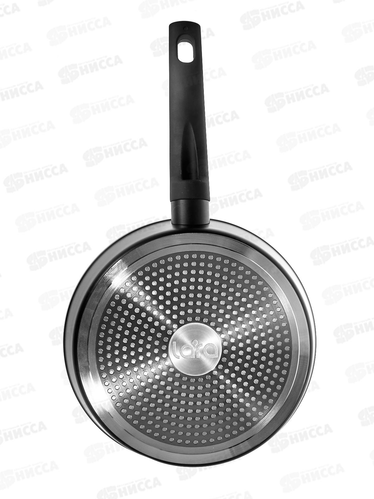Сковорода LARA Лофт LR01-66-24 25*5,2см индукция индикатор нагрева