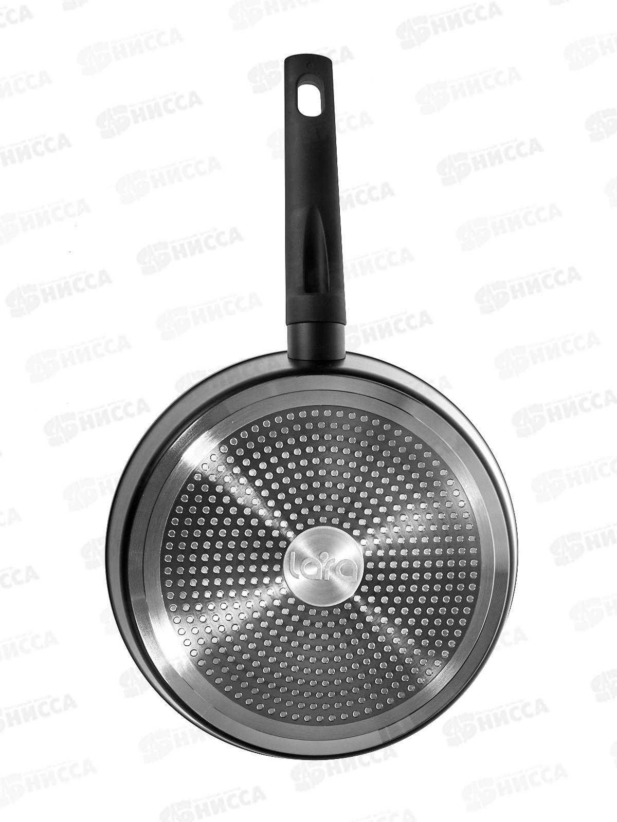 Сковорода LARA Лофт LR01-66-26 26*5,5см индукция индикатор нагрева