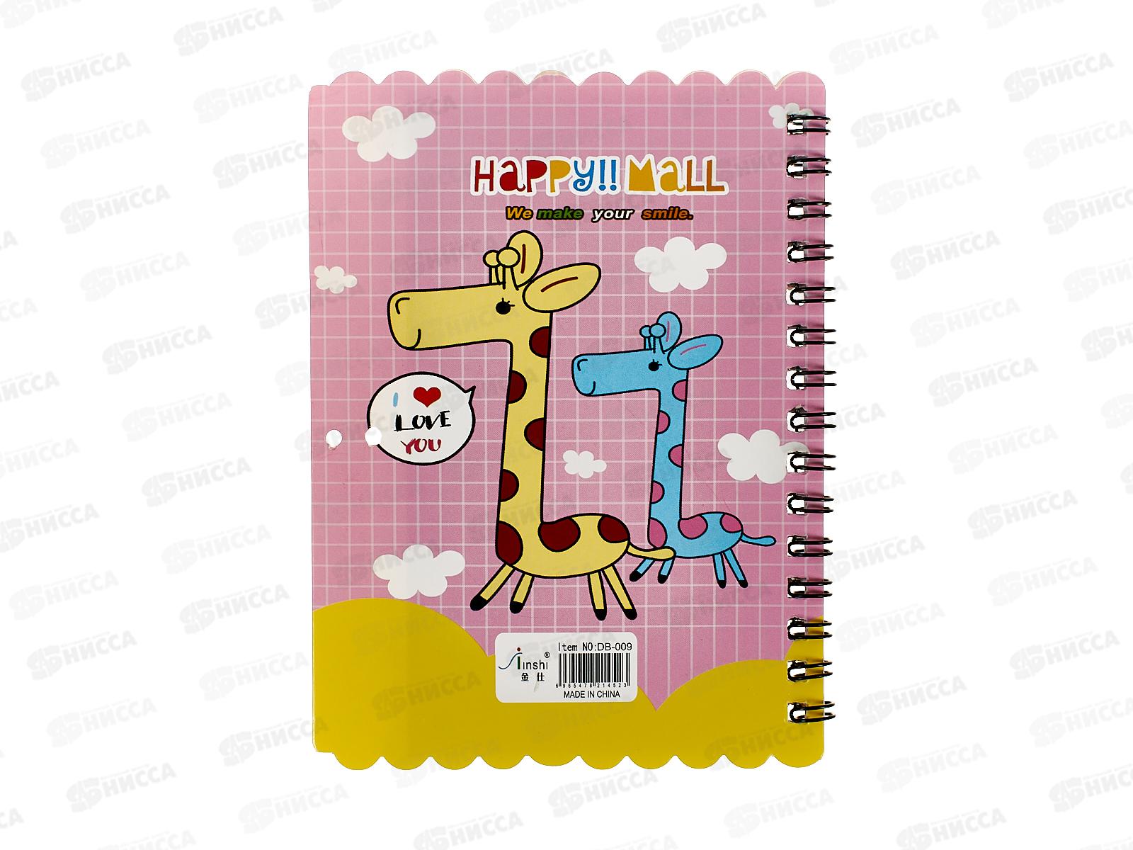 Блокнот с ручкой А6 30л. Зверята уп12/720шт Р21548-14