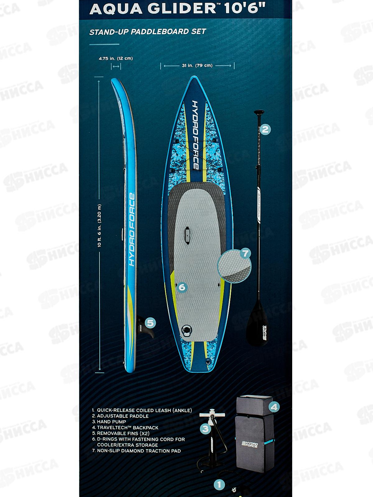 SUP доска 320х79х12см 6532F (весло, руч. насос, рюкзак, трос)BESTWAY