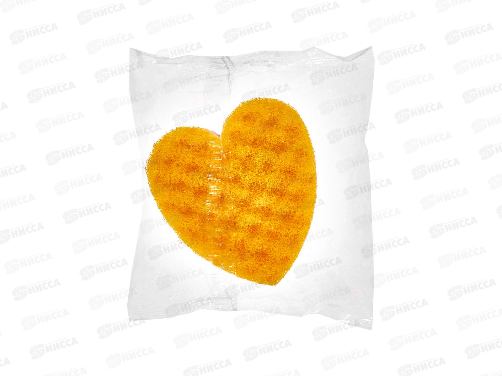 INSULA губка д/тела Сердечко массажная *30