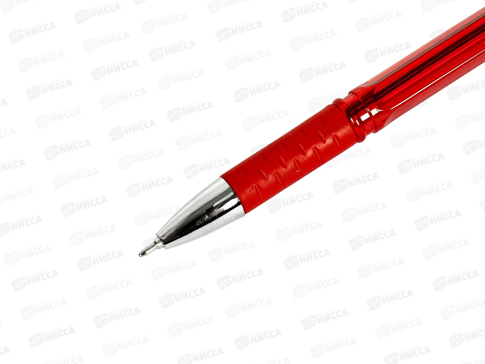 Ручка мас. MAZARI Torino красная, игла 0.7мм, M-5701-72 *24/600