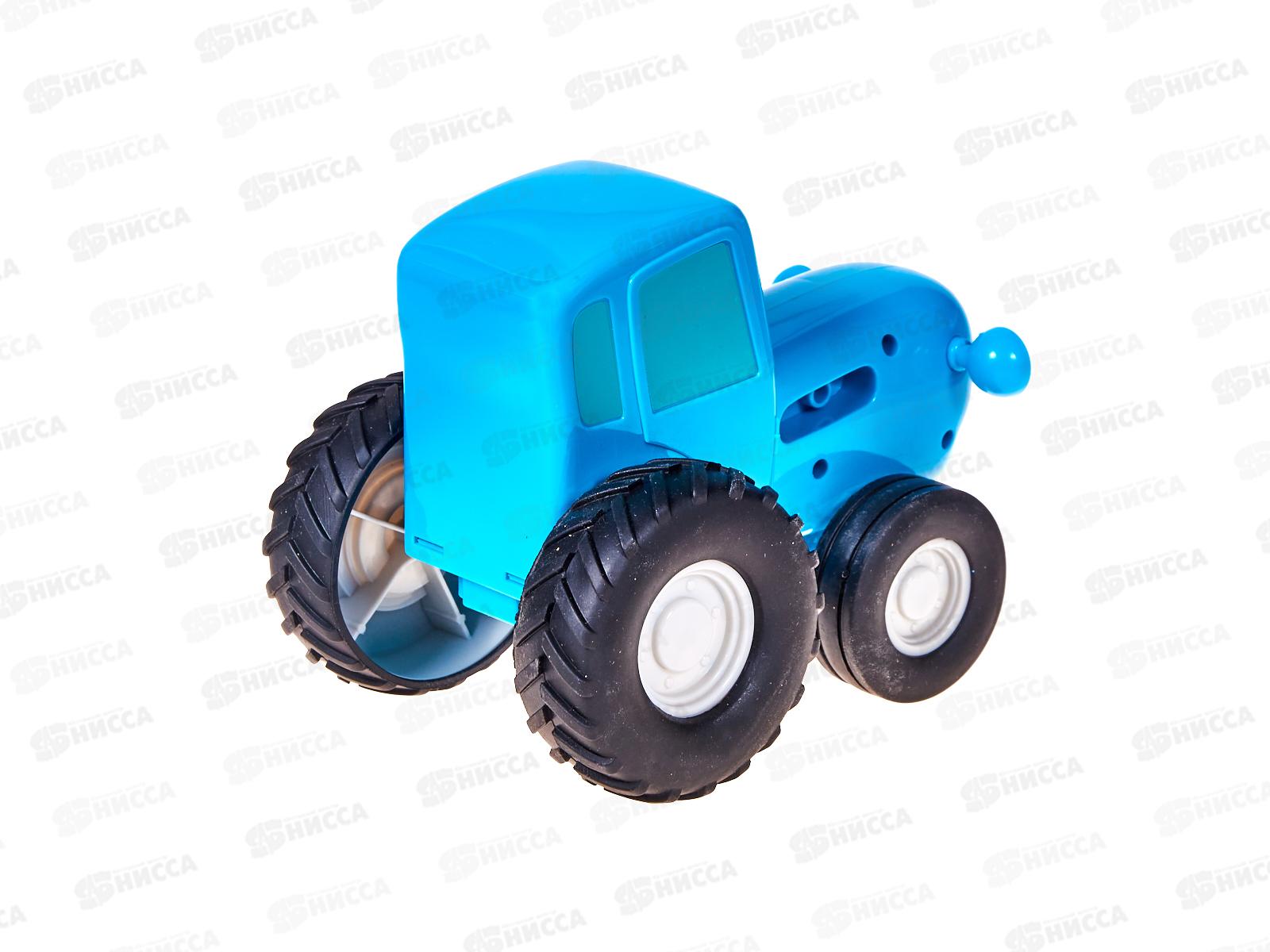 Машина &quotТЕХНОПАРК&quot пластик Синий трактор 15см, синий, 385332
